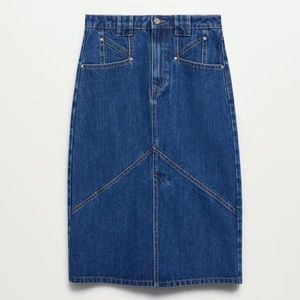 Mango Denim Skirt